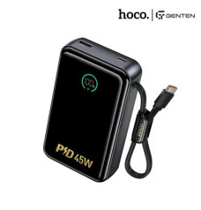 Hoco Q54 Shine 20000mah PD45W Power Bank With Built-in Cable